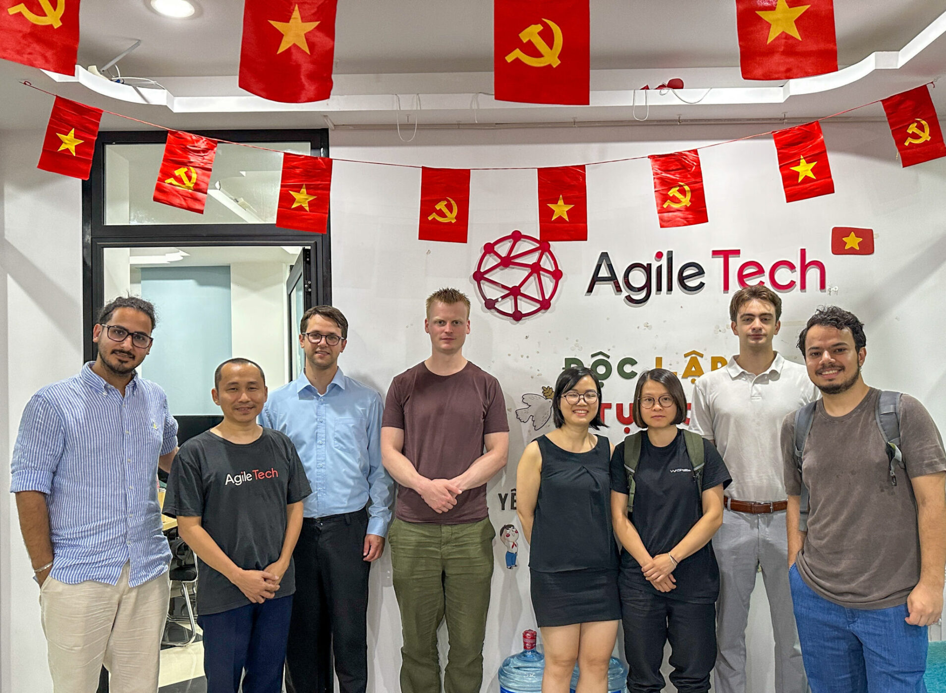 Study trip to Vietnam. Visit at AgileTech