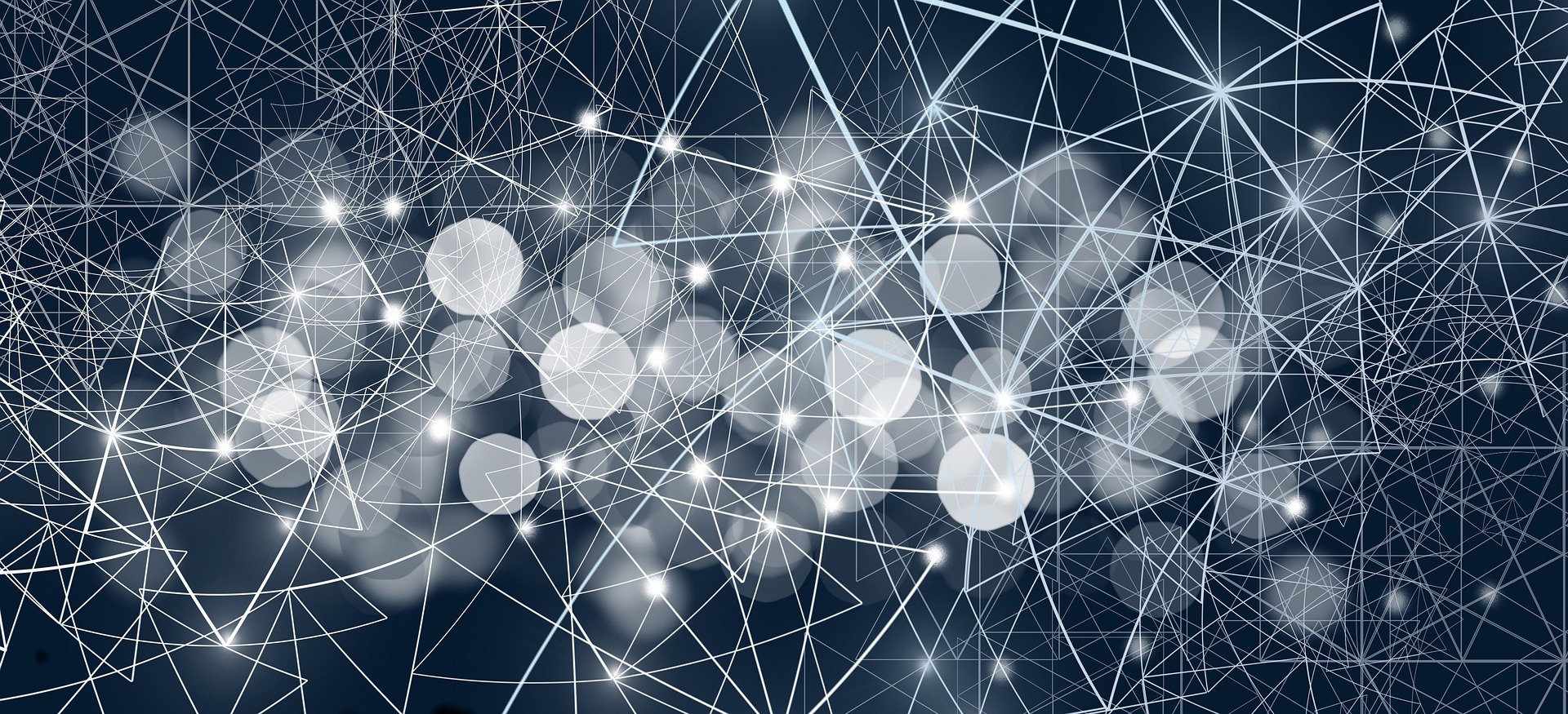 Decorative image of abstract network pattern.