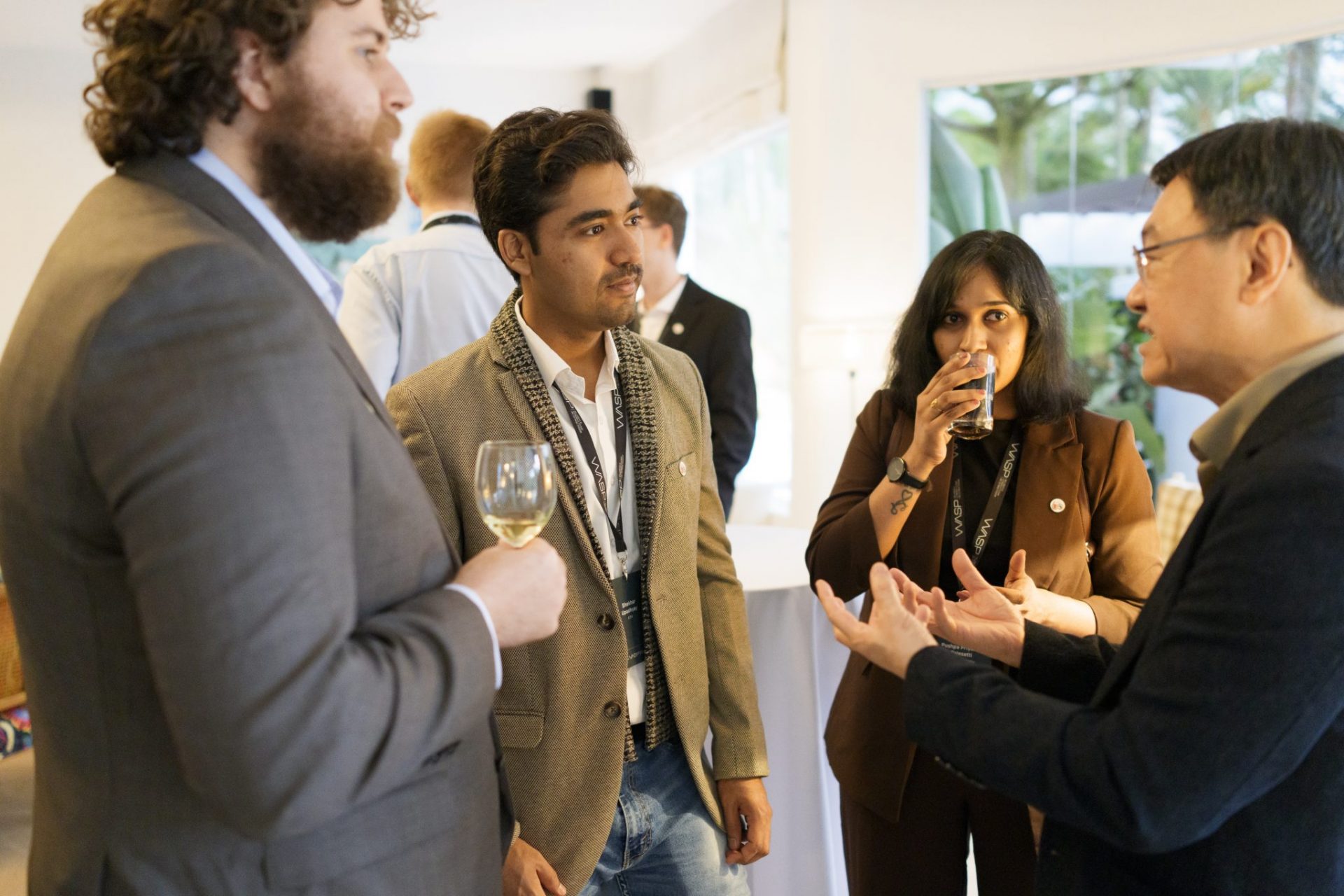 Embassy dinner mingle