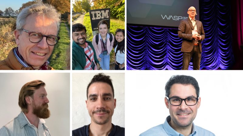 Montage of six people
