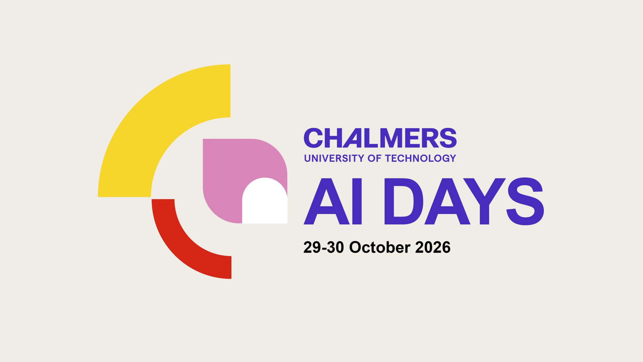 Image with text Chalmers AI Days.