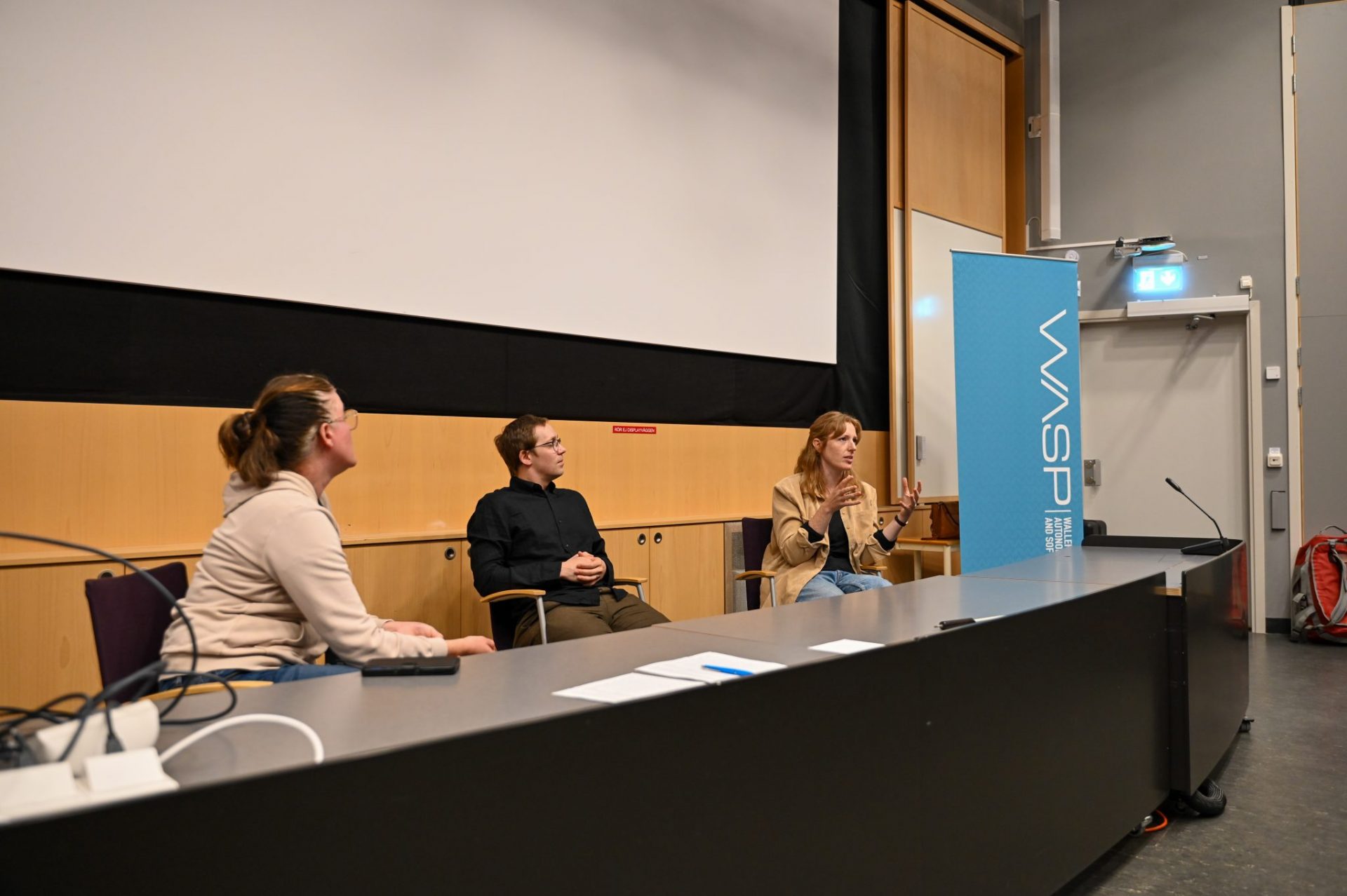 Stephanie Lowry, Mattias Tiger and Karin Stacke